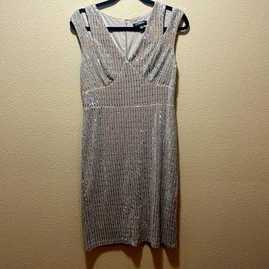Gold & Silver shimmer sparkle dress